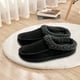 thumbnail image 5 of Pantufla Pantuflas térmicas planas para hombre, antideslizantes, borrosas, para interiores, suela gruesa para invierno DQrwqpou Tenis De Mujer Tenis De Hombre, 5 of 7