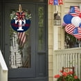thumbnail image 4 of Patriotic Front Door Welcome Wreath Family Name Decoration for Independence Day Celebration, 4 of 5