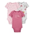 thumbnail image 1 of Set De 3 Pzas Body manga Corta Carter's Rosa Estampado variado 18M, 1 of 4
