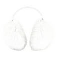 thumbnail image 2 of CYSFASHION Ear Muffs for Woman Plush Cold Weather Faux Fur Christmas Gifts for Teens Women Winter Fashion Cover Warmer Men Earmuffs White, 2 of 3