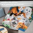 thumbnail image 5 of Dawhud Direct Kitten Fleece Blanket for Bed, 50" x 60", 5 of 7