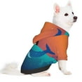 thumbnail image 2 of Fotbe Lighthouse and Whale Sudadera con Estampado para Perros Pequeños – Suéter con Capucha para Mascotas, Tela Suave de Forro Polar con Bolsillo-Large, 2 of 7