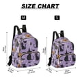 thumbnail image 2 of FORMRS Mini Backpack Purse for Women Travel Daypack Casual Shoulder Bag, Halloween Cats, 2 of 7