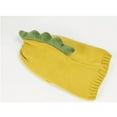 thumbnail image 5 of Tfken Baby Kids Winter Cap Dinosaur Style Ear Flaps Knitted Warm Outdoor Yellow Hat, 5 of 8