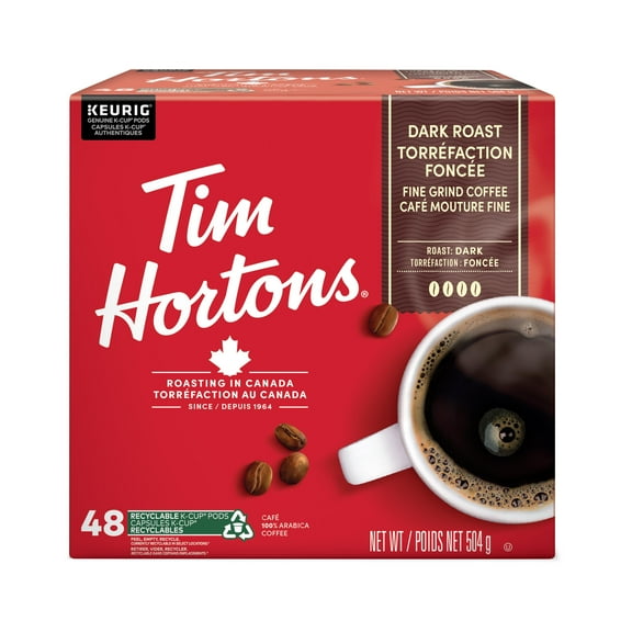 Tim Hortons DARK RST SS 48 cups