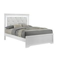 thumbnail image 3 of Blaze Modern Style Twin 5PC bedroom set made with Wood & LED Headboard in White, 3 of 18