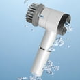 thumbnail image 4 of Electric Spinning Scrubbers Cordless Rechargeable Multifunctional Cleaning Brush With 5 Replaceable Brush Heads, 360-Degree High-Speed Rotation For Kitchen Bathroom Deep Daily, 4 of 5