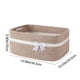 thumbnail image 3 of Cesta de almacenamiento de algodón Cesta de almacenamiento de regalo navideño con embalaje Contenedor de almacenamiento tejido Organizadores de armario para guardar ropa y almacenamiento Elementos ese, 3 of 6