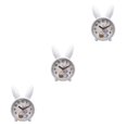 thumbnail image 2 of relayinert Cute Rabbit Deer Shaped Alarm Clock for Bedroom Nordic Style Playful and Endearing Blue Rabbit 3Set, 2 of 6