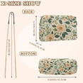 thumbnail image 4 of FORMRS Women Crossbody Purse with Chain Strap Vegan Leather Shoulder Handbag, Floral Design, 4 of 7