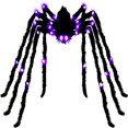 thumbnail image 2 of Telaraña LED gigante para Halloween, Accesorios luminosos para decoración interior y exterior, 125cm, 2 of 4