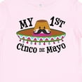 thumbnail image 4 of Inktastic My First Cinco De Mayo Sombrero and Mustache Boys or Girls Baby T-Shirt, 4 of 5