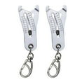 thumbnail image 2 of BAETEUY Portable 1/2 Pcs Thread Size Checker Keychain Bolt Ruler Thread Identifier, 2 of 7