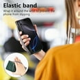 thumbnail image 6 of For iPhone 12 6.1-inch Case,Elastic Wristband Magnetic Suction Closure Flip Stand Wallet Leather Phone Case,Green,For iPhone 12, 6 of 12