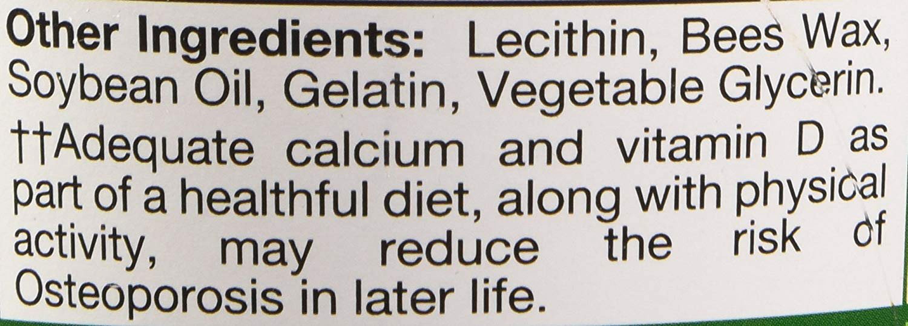 Nature's Truth Calcium 1200 mg Plus Vitamin D3 5000 IU Supplements, 120 Count Pack of 3