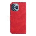 thumbnail image 3 of Wallet Case for iPhone 15 Pro Max, Buisiness Luxury PU Leather Credit Card Slots Holder Kickstand Magnetic Clasp Phone Cover with Silicone Inner Shockproof Drop Resistant Case, Red, 3 of 10
