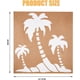thumbnail image 2 of Adhesivos de pared de espejo acrílico 3D con forma de cocotero. Decoración de espejo acrílico con planta tropical. Adhesivo de espejo. Arte de pared acrílico decorativo DIY., 2 of 5