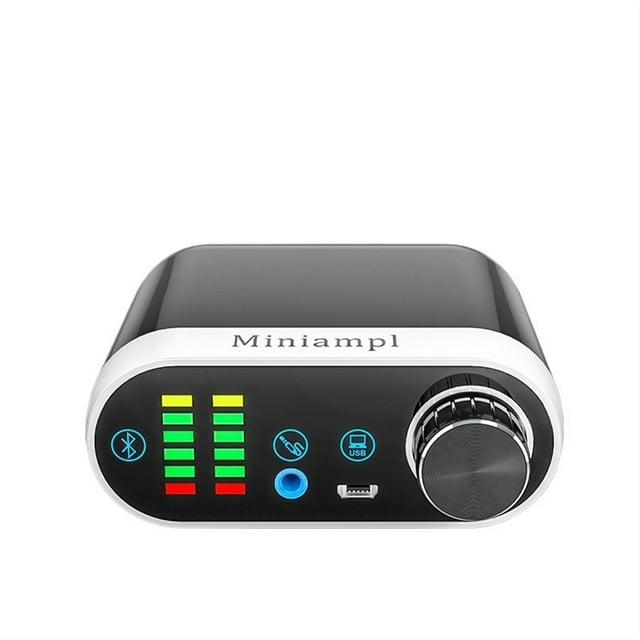 Mixeur Audio Professionnel Interface Récepteur Amplificateur Audio Stéréo Mini Hi-Fi Classe D Amplificateur Intégré pour Équipement de Haut-Parleurs à Domicile, Réduction de Bruit