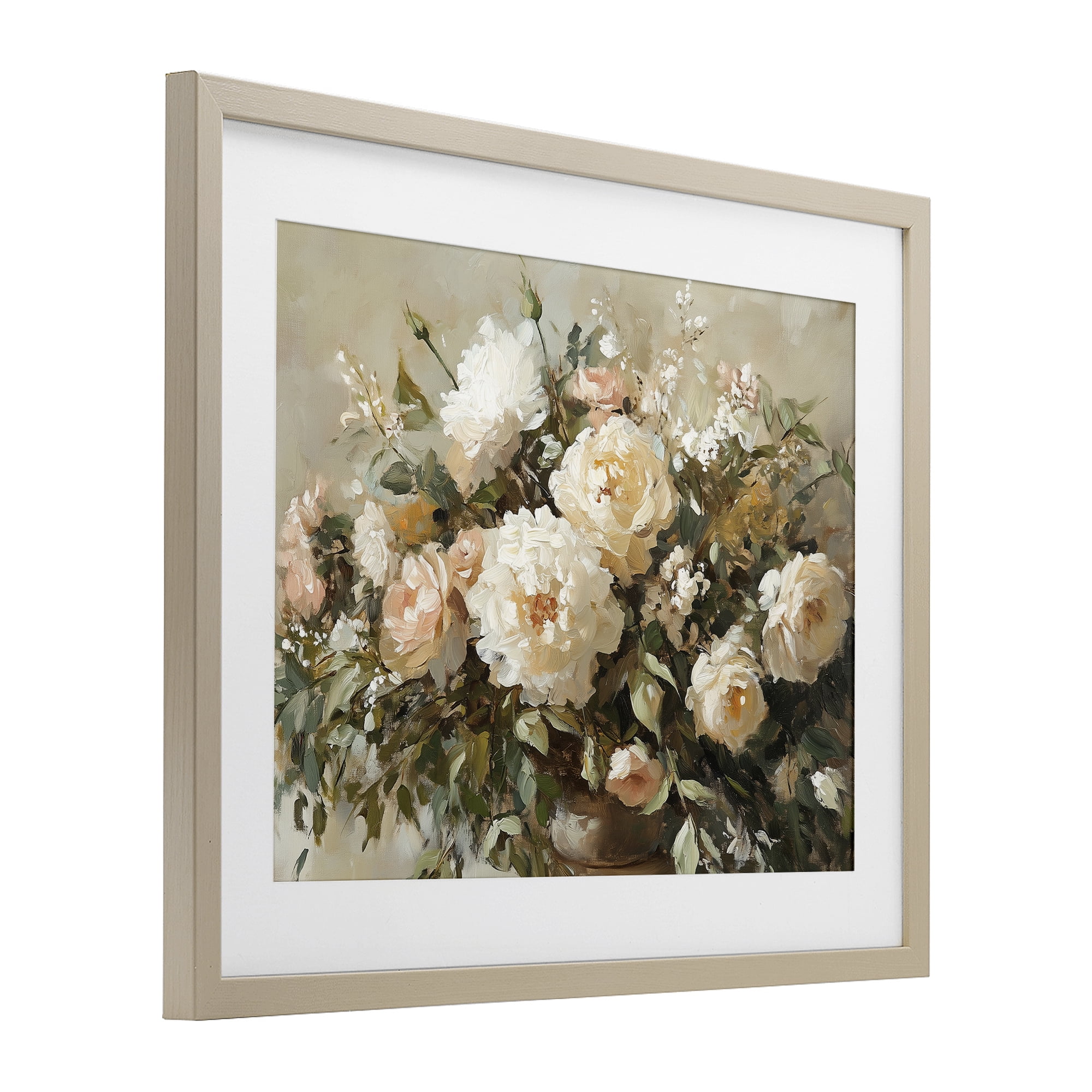 Stupell Industries Secret Garden Arrangement Birch Framed Print Under Glass, design by Heidi Kuntz
