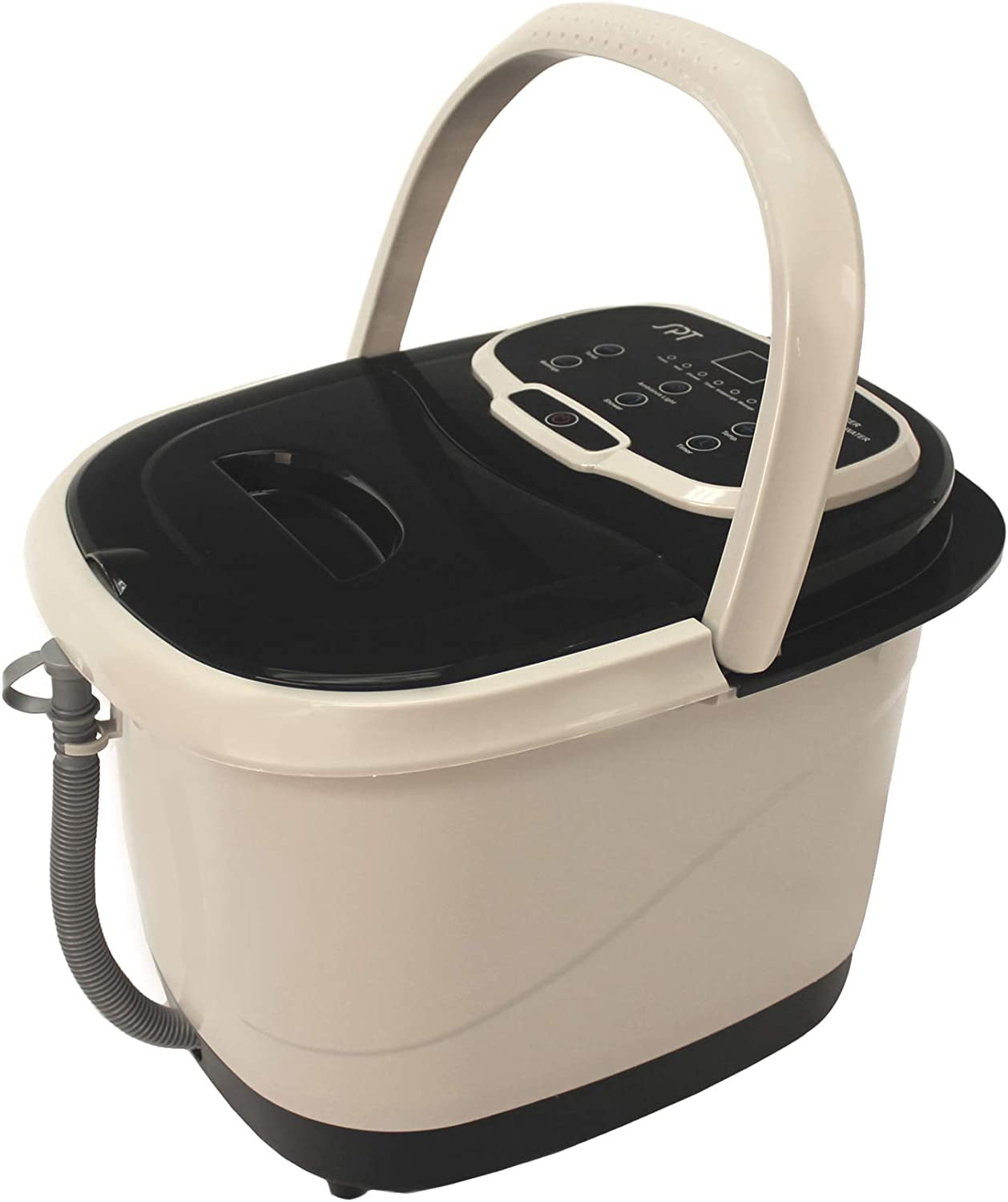 Sunpentown SPA-3549 Foot Spa Bath Massager with Motorized Rollers, Tan & Black