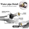 thumbnail image 5 of Enema Shower Kit with 3 Shower Heads & 150cm Silver Hose for Men - 3 Piece Bathroom Set, 5 of 5