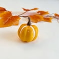 thumbnail image 3 of Artificial Pumpkin plastic Lifelike Pumpkins DIY Craft Halloween Fall Harvest Thanksgiving Table Centerpiece Decoration, 4pcs, 3 of 5