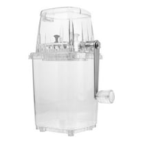 Ice Machine Electric Crusher Portable Crushed Maker Manual Shaver Snow Cone Travel White