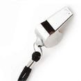 thumbnail image 3 of Professional Grade Referee Whistle - Stainless Steel Construction Widely Stainless Steel Whistle, 3 of 5