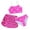 r-65Hot Pink38, variant on Baby Girls Swimsuit Prints Skirt With Bowknot And Mesh Skirt For Hot And Pool Season Plus Size Swimsuit For Girls Sizes 11-12 Years