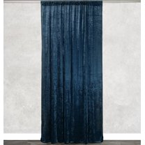 Your Chair Covers - Velvet 10 ft x 60 Inch Drape with 4 Inch Pocket Navy Blue