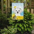 thumbnail image 2 of Caroline's Treasures BB2076GF Maltese Summer Beach Flag Garden Size , Small, multicolor, 2 of 3