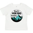 thumbnail image 3 of Inktastic Dad's Hiking Buddy with Mountains and Trees Boys or Girls Baby T-Shirt, 3 of 5