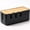 Black, variant on Youersen Cable Management Box, Wood Lid, 12x5x4.5 inches, Cord Organizer for Desk TV Computer USB Hub System - Cover, Hide Power Strips & Cords