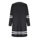 thumbnail image 5 of TaTaai Womens Casual Striped A Line Dress Long Sleeve Zipper Front Round Neck Loose Fit Midi Length Soft Comfortable for Fall Daily Party Holiday Gift, 5 of 7