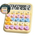 thumbnail image 1 of Dvruxg Mechanical Switch Calculator with Big Buttons, Calculators Desktop, 12 Digits, Large LCD Display, Desk Calculator, Cute Calculators for Office, 1 of 5