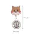 thumbnail image 2 of MasteelfCA 1pc Retractable Buckle Pocket Watch Delicate Cartoon Hook Hanging Watch, 2 of 8
