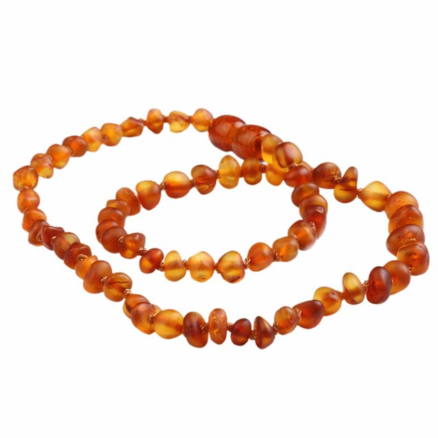 Collar De Ámbar Báltico Para Bebé Collar De Dentición De Ámbar Vogacara AP006884-01