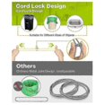 thumbnail image 3 of 6Pc Garbage Can Bands Cord Lord Adjustable Large Trash Can Rubber Bands Fits 8-33 Gallon Trash Cans, 3 of 5