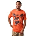 thumbnail image 2 of Five Nights at Freddy's Foxy Men's Orange Short Sleeve Tee - Medium, 2 of 5