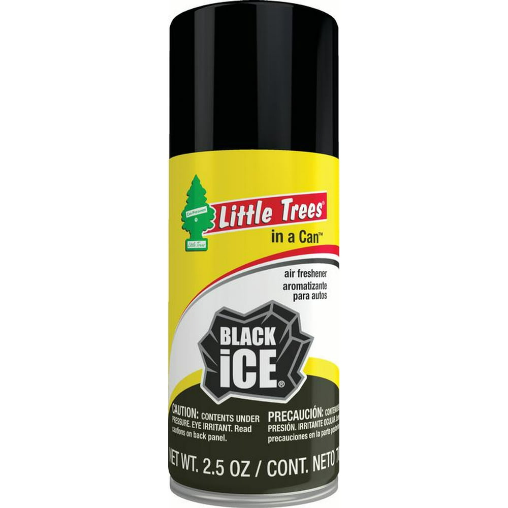 Little Trees in a Can Air Freshener Spray Black Ice Fragrance 2.5 oz.