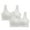 White, variant on Babcutegg Kid Girls Bra Pull-on Design Soft Cup Juniors Training Bra Comfortable Athletic Casual Underwear for Girls Red Size 12