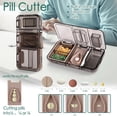 thumbnail image 3 of Portable Pill Cutter, Cortador de Pastillas Ajustable, Alineación Precisa con Guía de Corte para Píldoras Pequeñas y Grandes, 3 of 5