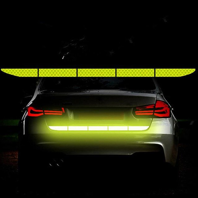 Car Reflective Stripes Warning Sticker Tape Auto Rear Warning Reflective Tape zhangyuxiang LED