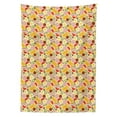 thumbnail image 3 of Ambesonne Bacon Tablecloth Rectangular Table Cover, Graphic Pizza Toppings, 60"x90", Multicolor, 3 of 4
