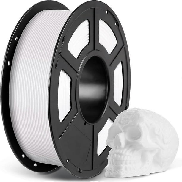 (White) PLA Filament for 3D Printer White, 1 kg 1.75 mm PLA Filament for 3D Printing on 3D Printer a