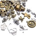 thumbnail image 3 of Accesorio, dije de cabeza de calavera multiestilo, colgante de hueso de esqueleto, dijes de Halloween Steampunk, colgantes para collar de bricolaje, pulsera, hallazgos para hacer joyas, 3 of 5