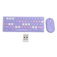 thumbnail image 2 of Combo De Mouse De Teclado Inalámbrico Retro, 64 Teclas Teclado De Respuesta Rápida De 1200 Ppi, Diseño De Sueño Automático único, Conexión Inalámbrica De 2.4GHz, Para, 2 of 7
