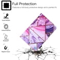 thumbnail image 3 of iPad Mini 5 Case, iPad Mini 4 Case, iPad Mini 1 2 3 Case, Allytech Slim Fit PU Leather Kicsktand Folio Pencil Hoder Shockproof Auto Sleep Wake Case Cover for Apple iPad mini 1 2 3 4 5,Purple Marble, 3 of 6
