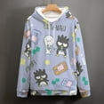 thumbnail image 4 of BAD BADTZ-MARU Hoodie with Pocket Anime for Men Women Couple Gift, 4 of 7