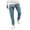 Light blue, variant on Men's Patchwork Pocket Full Length Sports Fitness Pants Black XXXL